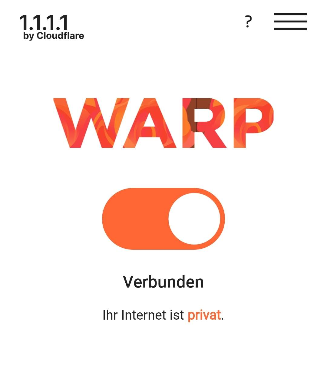 WARP aktivieren