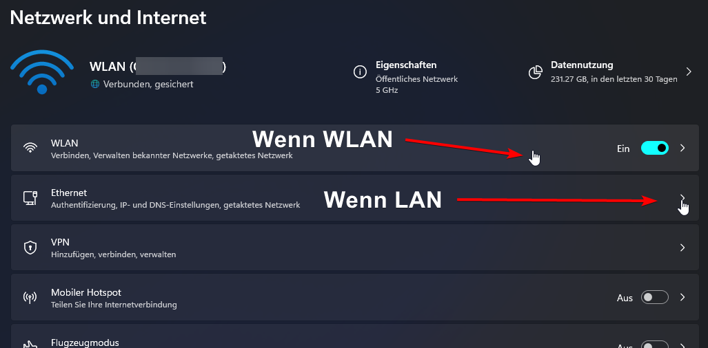 Windows WLAN